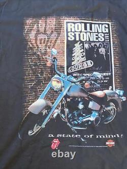 Vintage'94 Rolling Stones Voodoo Lounge Harley Davidson Concert Tour T Shirt