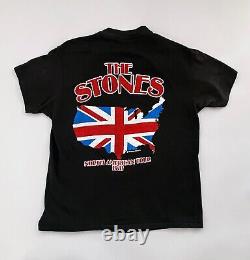 Vintage Authentic 1981 The Rolling Stones North American Tour T-shirt Officiel