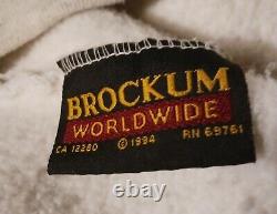 Vintage Brockum 1994-95 Le sweat à capuche de la tournée Voodoo Lounge des Rolling Stones pour hommes XL 94