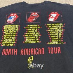 Vintage Le Rolling Stones 94/95 Voodoo Lounge Tour Brockum T-shirt Taille Xl