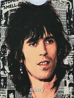 Vintage Les Rolling Stones T-shirt Cinquième Colonne Mosquitohead Rare Overprint