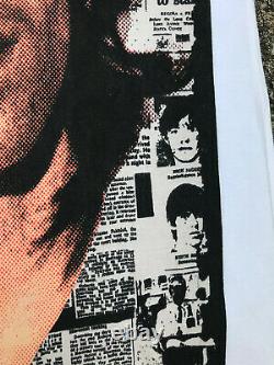 Vintage Les Rolling Stones T-shirt Cinquième Colonne Mosquitohead Rare Overprint