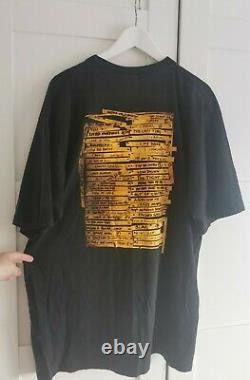 Vintage Official The Rolling Stones T-shirt 1997 Band Tour Set List Tee