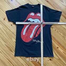Vintage Rolling Stones 1989 Le T-shirt North American Tour Taille De L'étiquette XL #843