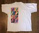 Vintage Rolling Stones 1989 Tour T Shirt Blanc Rare Warhol Langue Taille Hommes Xl