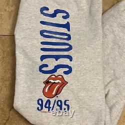 Vintage Rolling Stones 1994 Tour Sweatpants Taille XL Rock Music