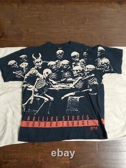 Vintage Rolling Stones 1994 Voodoo Lounge Tour T-shirt Taille XL