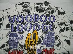 Vintage Rolling Stones 1994 Voodoo Lounge Us Tour Shirt XXL All Over Print Skull