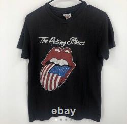 Vintage Rolling Stones Band Tee 1981 Tour Tee Chemise Moyen Homme