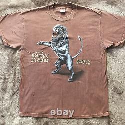 Vintage Rolling Stones Bridges To Babylon Lion Shirt 1997 (xl) Imprimante's Proof