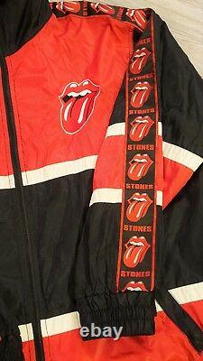 Vintage Rolling Stones Bridges To Babylon Tour Windbreaker Jacket Ultra Rare
