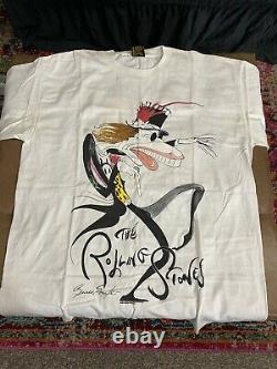 Vintage Rolling Stones Brokum T Shirt 1994 Voodoo Lounge XL Gerald Scarfe Artiste