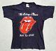 Vintage Rolling Stones Chemise 1981-1982 World Tour Originale Ultra Rare