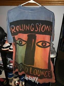 Vintage Rolling Stones Conce Tour Voodoo Lounge 1994 1995 Chemise Brockum Taille XL