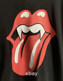 Vintage Rolling Stones Halloween Fangs Oakland Halloween 90s T-shirt Large XL