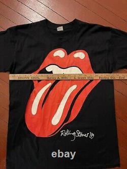Vintage Rolling Stones North American Tour 1989 Shirt Size L