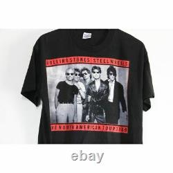 Vintage Rolling Stones Steel Wheels 1989 Tour T Shirt XL