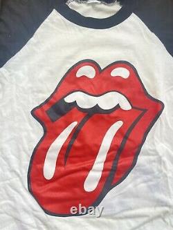 Vintage Rolling Stones Stones Withstand Raglan Tee Rare
