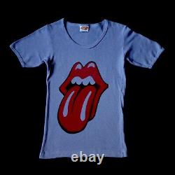Vintage Rolling Stones T Shirt Tour Rare Vtg Années 1970 70 Rock S Original