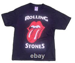 Vintage Rolling Stones Tour 2002 2003 Licks T Shirt Tongue And Lips Black Large