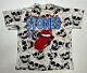 Vintage Rolling Stones Voodoo All Over Imprimer 1994 T-shirt Homme Xl Single Stitch