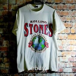 Vintage Rolling Stones Voodoo Lounge 1994 -1995 World Tour Concert Shirt Size L
