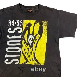 Vintage Rolling Stones Voodoo Lounge Tour Single Stitch T Shirt 1994 Brockum XL