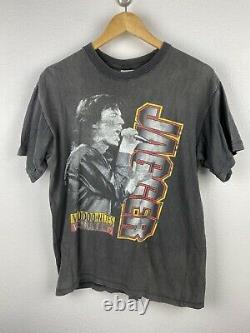 Vintage Rolling Stones Voodoo Nights 1995 Wembley Mick Jagger Hommes T-shirt Sze M