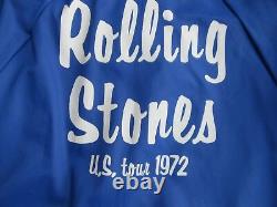 Vintage Rolling Stones Windbreaker, 1972 Exile Sur Main Street Tour, Jamais Écrit