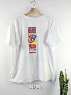 Vintage The Rolling Stones 1990 Urban Jungle Shirt Merch Double Side