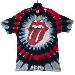 Vintage The Rolling Stones 1994 Tie Dye T-shirt Simple Pointillé XL Voodoo Lounge
