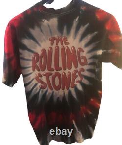 Vintage The Rolling Stones Double Sided Tie Dye XL T-shirt 1994 Single Stitch
