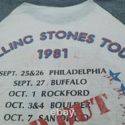 Vintage The Rolling Stones Dragon 1981 Concert Knits T-shirt Medium
