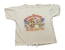 Vintage The Rolling Stones La Bande Crossover Sintstones T Shirt Bedrock XL Rar