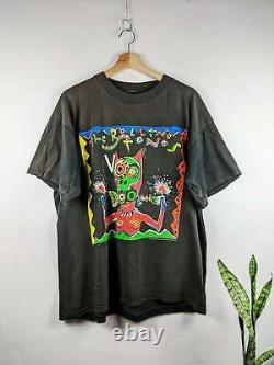 Vintage The Rolling Stones Merch T-shirt 1995 Voodoo Lounge Tour Faded