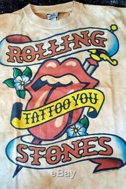 Vintage The Rolling Stones Shirt Liquide Bleu 2003 Très Agréable