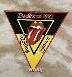Vintage XL Rolling Stones Bridges To Babylon Dragon Tie Dye Tour T-shirt 1997