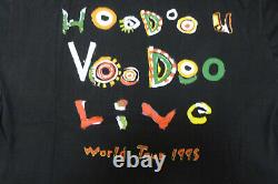Volling Stones Voodoo Lounge Tour 1995 Authentic Stirt 90s Vintage Brockum XL