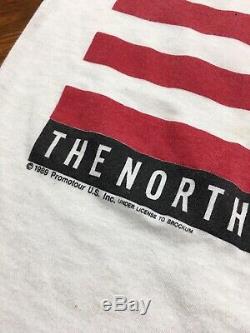 Vtg 1989 Rolling Stones Concert Tournée Nord-américaine T-shirt Adulte 80 M Rare