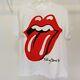 Vtg 1989 Rolling Stones Tour Single Stitch Deadstock Papier Doux Mince T-shirt L
