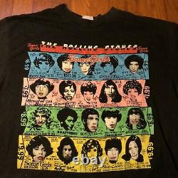 Vtg 1989 The Rolling Stones Steel Wheels Concert Tour T Shirt Some Girls USA XL