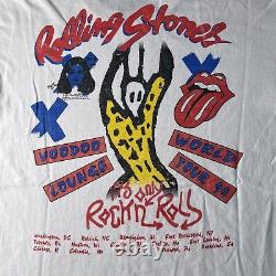 Vtg 1994 Rolling Stones Single Stitch Tshirt Men Xl Parking Lot Band Concert Tee
'Vtg 1994 Rolling Stones, T-shirt à couture unique, Hommes XL, Tee-shirt de concert du groupe sur le parking'