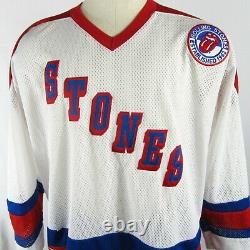 Vtg 1997 1998 Rolling Stones Bridges To Babylon Tour Hockey Jersey One Size