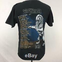 Vtg 1997 98 Ponts À Babylone Rolling Stones Hommes Enfoirés T-shirt Sz L 90