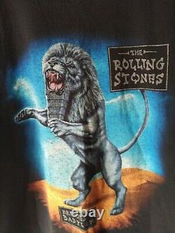 Vtg 1997 The Rolling Stones Bridges To Babylon World Tour Concert T-shirt 2xl