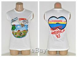 Vtg 80 Concert T-shirt Lot 6 Rolling Stones Grateful Dead Meat Loaf Def Leppard
