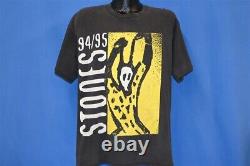 Vtg 90s Stones Rolling Voodoo Lounge North American Tour 94 95 T-shirt Rock XL