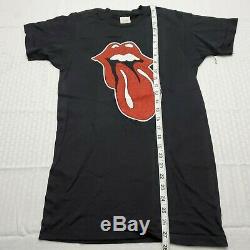 Vtg Rolling Stones 1981 T-shirt Écran Etoiles Sz Petit Seul Point Jamais Porté