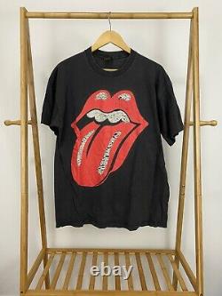Vtg Rolling Stones Budweiser Voodoo Lounge Ever Been Brockum T-shirt Taille XL USA