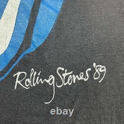 Vtg The Rolling Stones The North American Tour 1989 Steel Wheels T-shirt Sz L